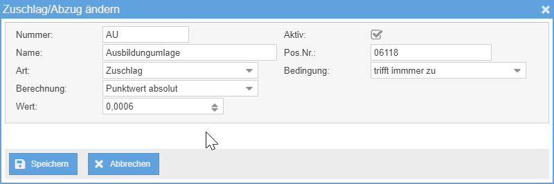 Ausbildungsumlage