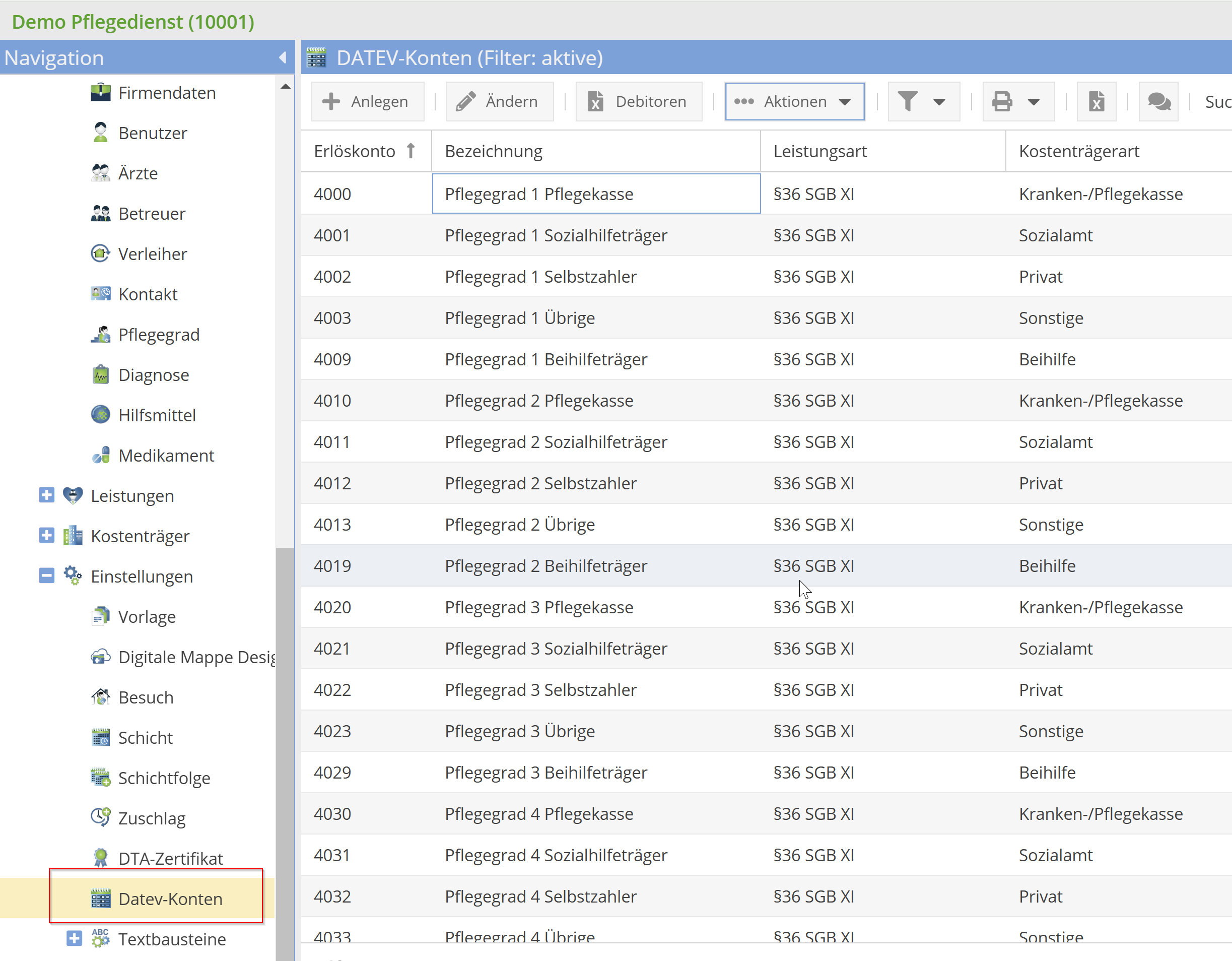 Datev Navigation