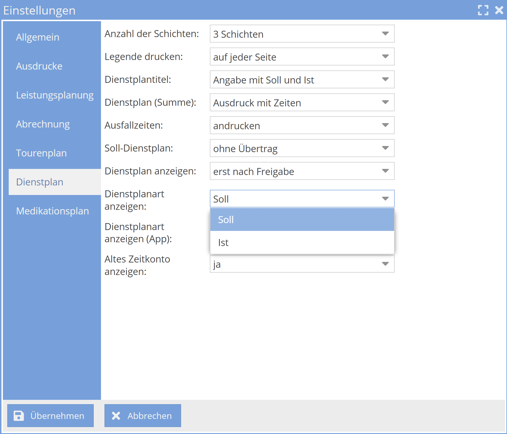 Abtretungserklärung Einstellung