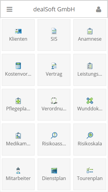 meinpflegedienst.com auf dem Handy