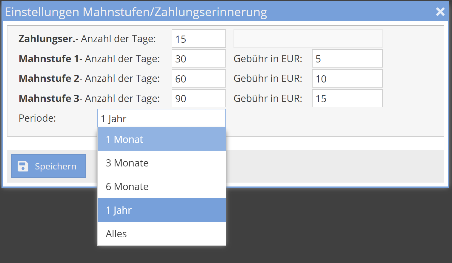 DTA - Sammelrechnungen deaktivieren