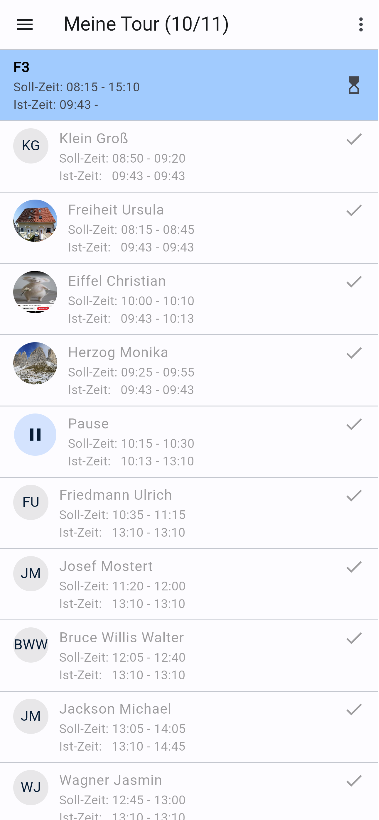 Meine Tour