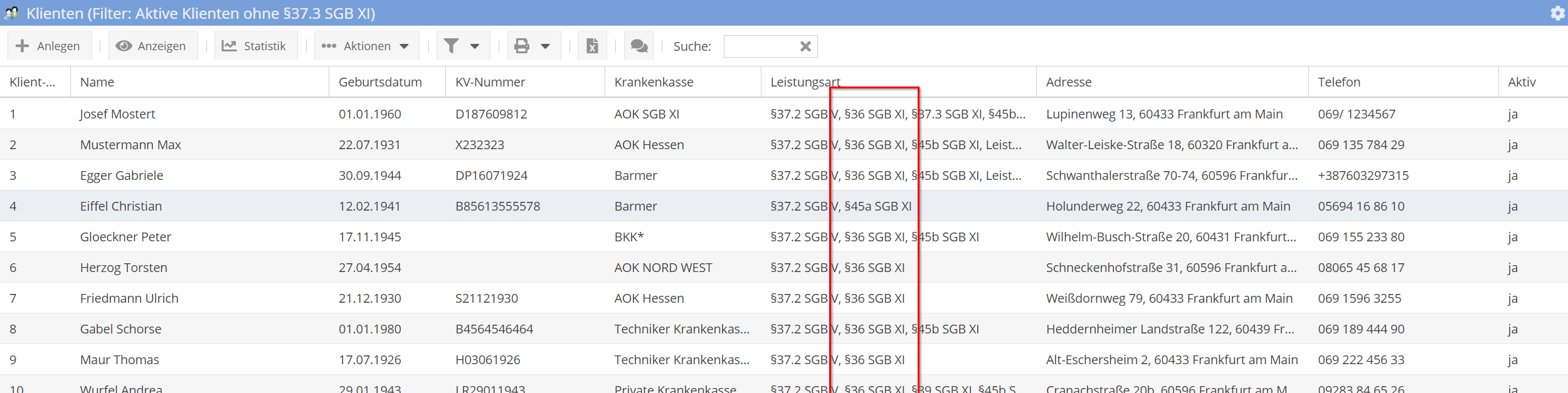 §36 SGB XI