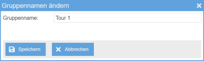 Gruppenname ändern