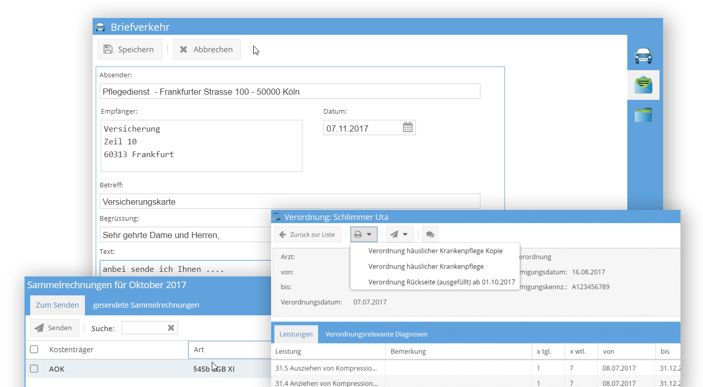 Release 4.01 - Briefverkehr für Mitarbeiter und Fahrzeuge, neue Vorlage für die Verordnung