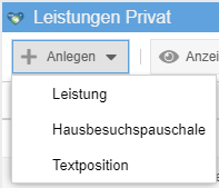 Leistungsarten
