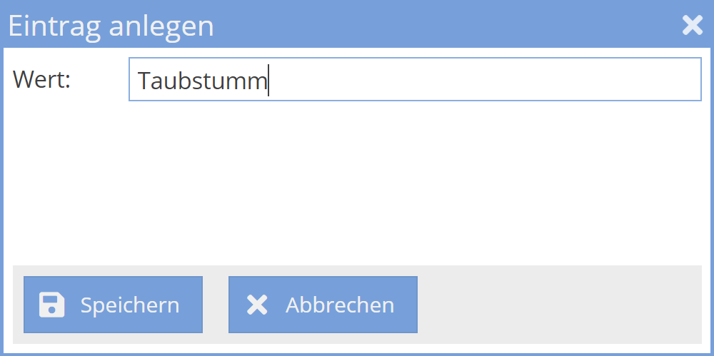 Pflegesituation anlegen