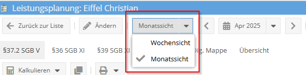 Sichtauswahl Sichtauswahl